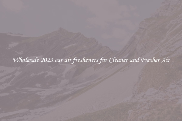 Wholesale 2023 car air fresheners for Cleaner and Fresher Air