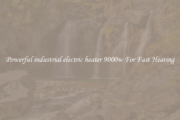 Powerful industrial electric heater 9000w For Fast Heating