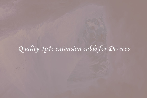 Quality 4p4c extension cable for Devices