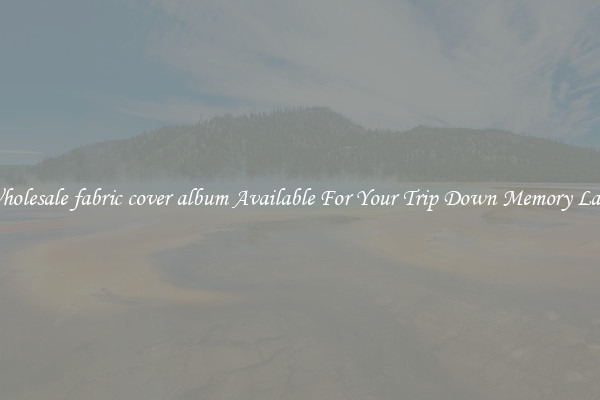 Wholesale fabric cover album Available For Your Trip Down Memory Lane