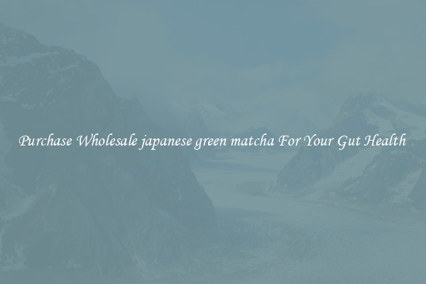 Purchase Wholesale japanese green matcha For Your Gut Health 